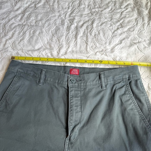 Levi's Blue Gray ChinosStandard Taper Cotton Pants - Picture 6 of 10